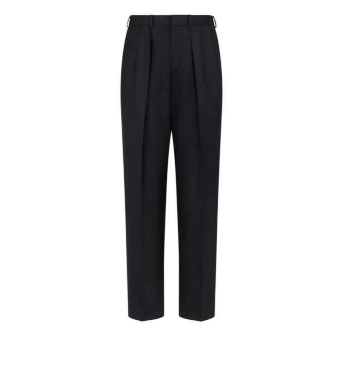 Subtle Pinstripe Double Pleat Pant Subtle Pinstripe Double Pleat Pant