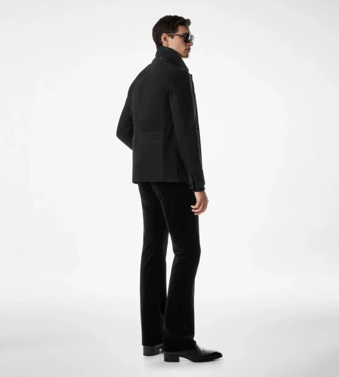 Suede Four Pocket Jacket