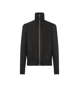 Suede Front Merino Full Zip
