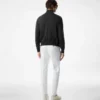 Suede Front Wool Zip Through