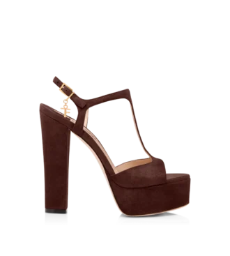 Suede Leather Angelina Platform Sandal Suede Leather Angelina Platform Sandal