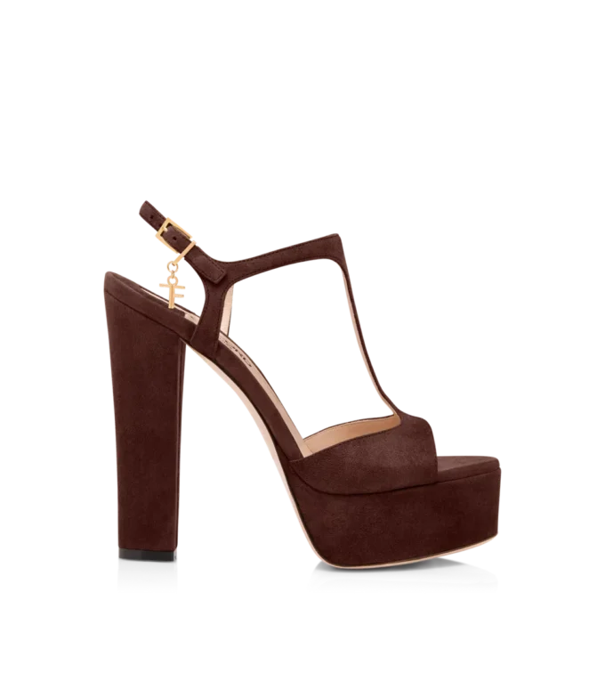 Suede Leather Angelina Platform Sandal