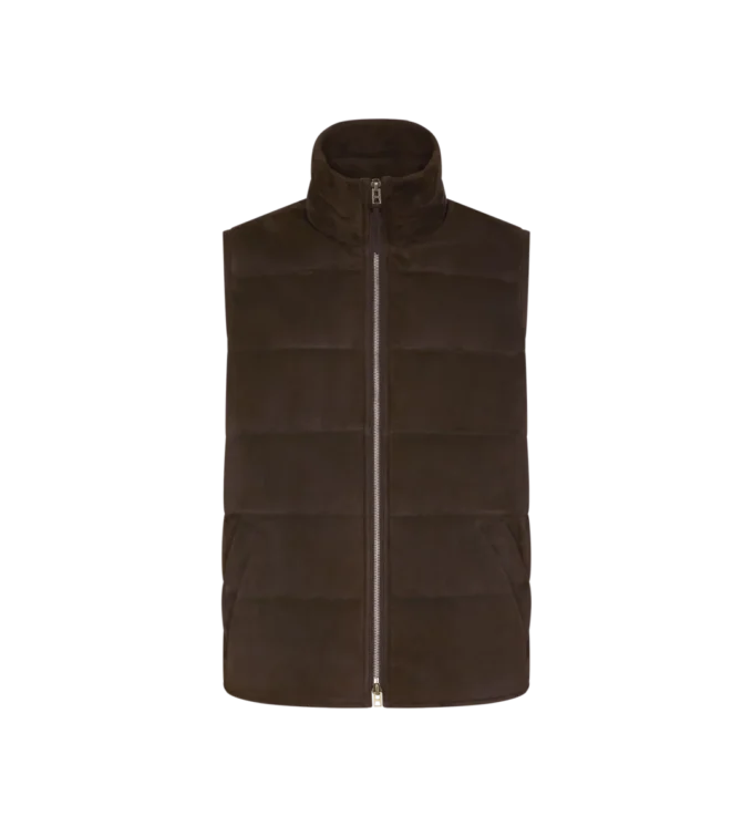 Suede Light-Fill Gilet