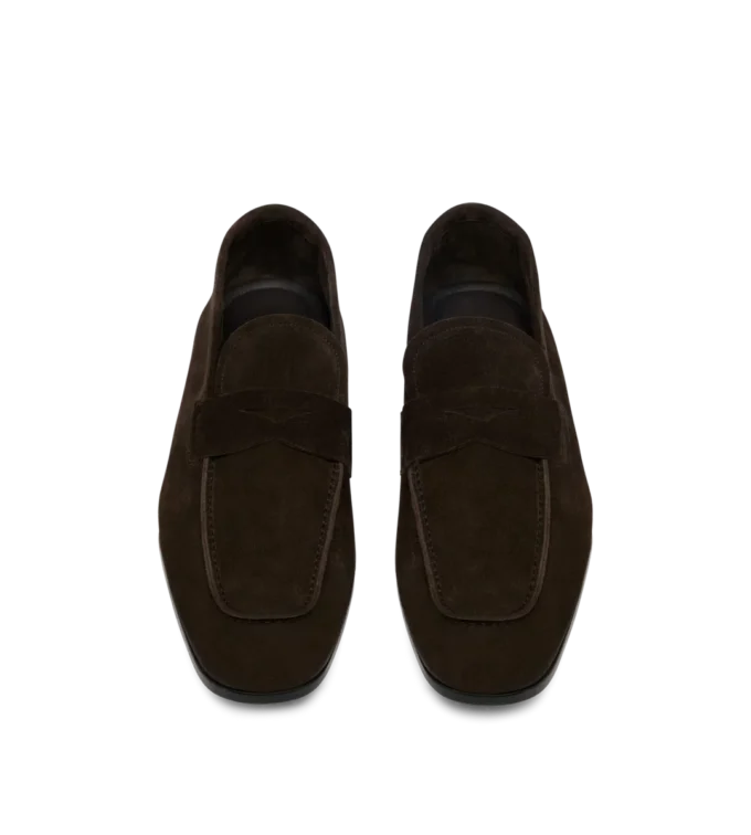 Suede Sean Twisted Band Loafer