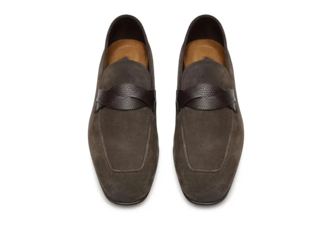 Suede Sean Twisted Band Loafer
