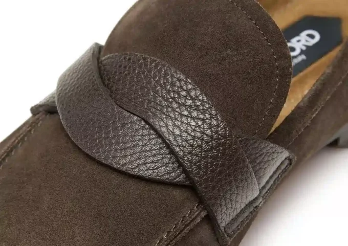 Suede Sean Twisted Band Loafer
