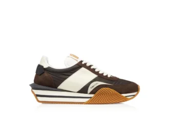 Suede Technical Fabric James Sneaker