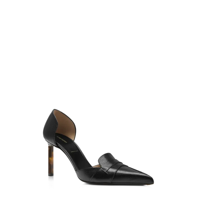 Supple Grain Leather Eva D’Orsay Pump Supple Grain Leather Eva D’Orsay Pump
