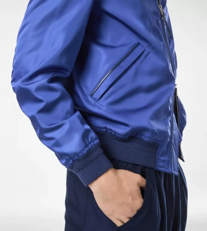 Technical Silk Poplin Lightweight Bomber