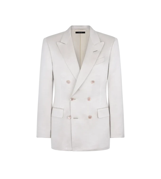 Textured Peached Satin Jacket Textured Peached Satin Jacket