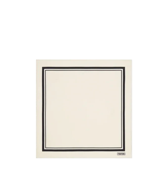 Tonal Frame Pocket Square