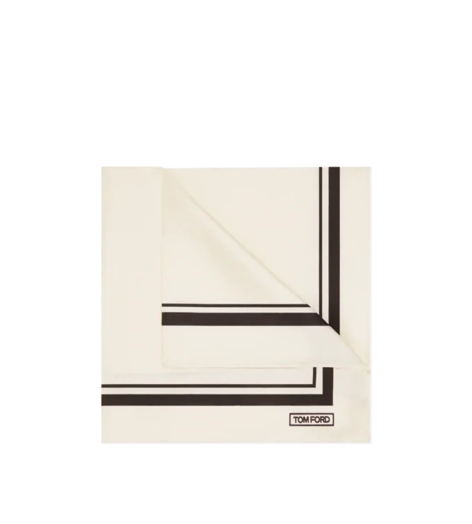 Tonal Frame Pocket Square