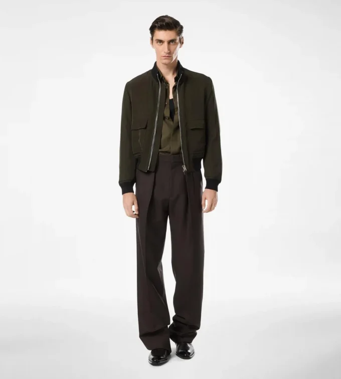 Ultralight Gabardine Pilot Blouson
