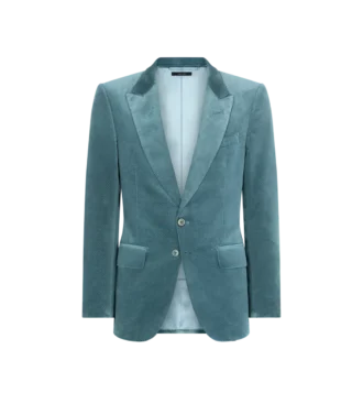 Velvet Micro Polka Dot Jacket