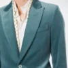Velvet Micro Polka Dot Jacket
