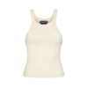 Vest with Metal T Shaped Signature Hardware