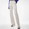 Washed Cotton Silk Blend Duchesse Tailored Straight Pants Washed Cotton Silk Blend Duchesse Tailored Straight Pants