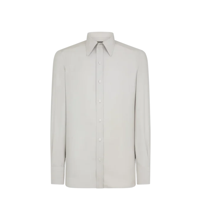 Washed Twill Slim Fit Shirt Washed Twill Slim Fit Shirt
