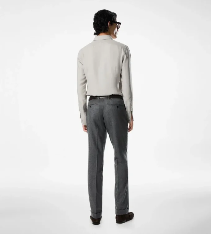 Washed Twill Slim Fit Shirt Washed Twill Slim Fit Shirt