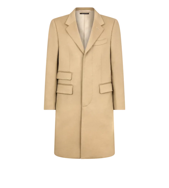 Wool Cashmere Light Tailored Coat