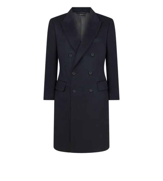 Wool Cashmere Light Tailored Coat