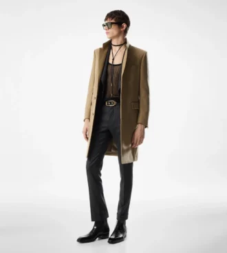 Wool Cashmere Light Tailored Coat