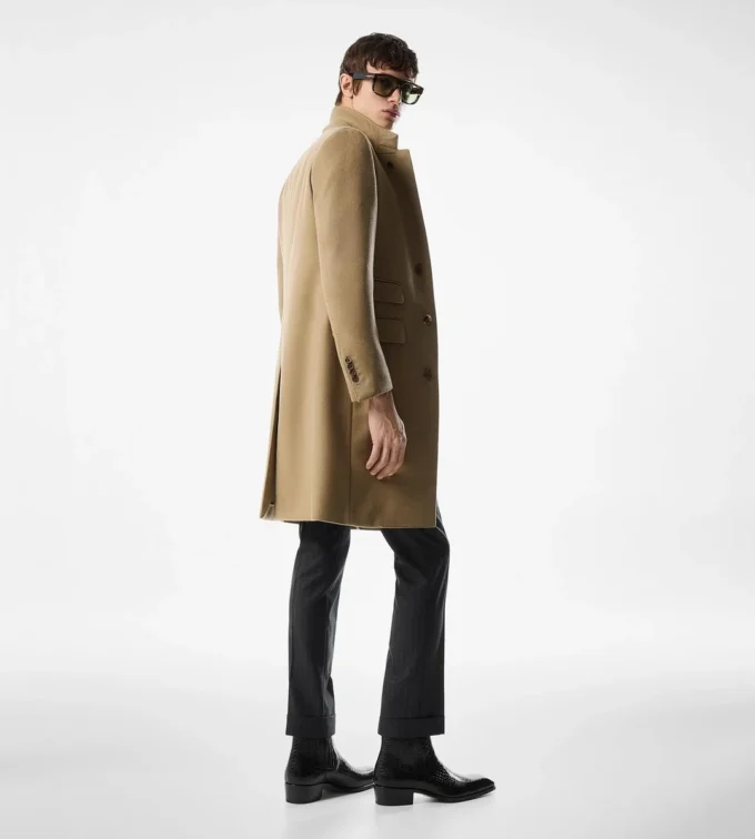 Wool Cashmere Light Tailored Coat