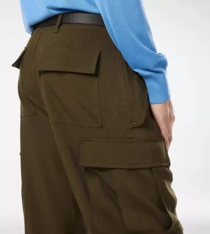 Wool Cashmere Silk Reps Cargo Pant Wool Cashmere Silk Reps Cargo Pant