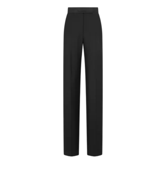 Wool Silk Blend High-Waisted Tuxedo Pants Wool Silk Blend High-Waisted Tuxedo Pants
