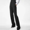 Wool Silk Blend High-Waisted Tuxedo Pants Wool Silk Blend High-Waisted Tuxedo Pants