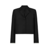 Wool Silk Radzmir Jacket with Plisse Details Wool Silk Radzmir Jacket with Plisse Details