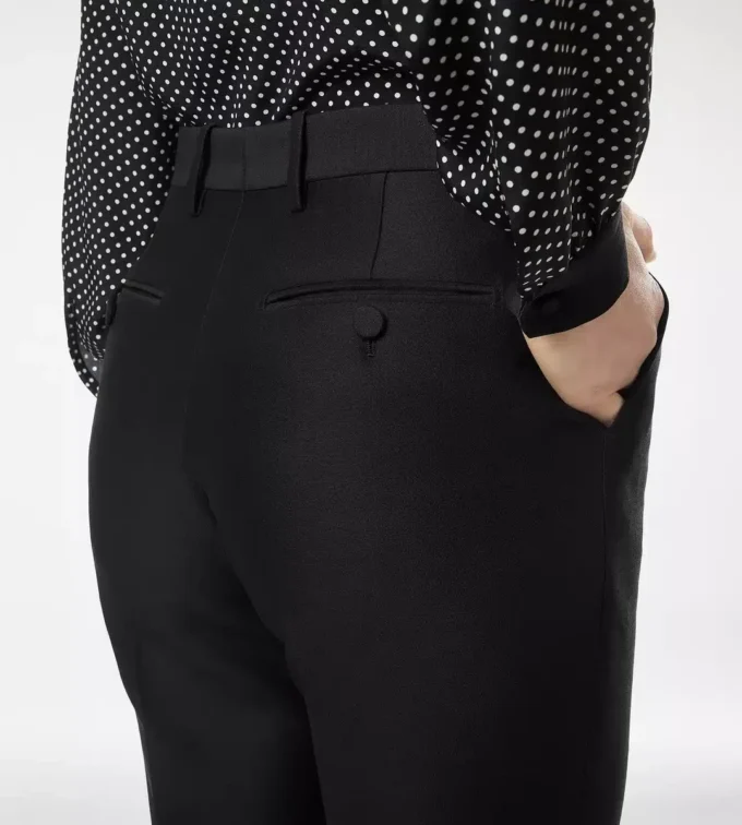 Wool Silk Radzmir Tailored Straight Pants Wool Silk Radzmir Tailored Straight Pants