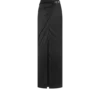 Wrap Maxi Skirt with Leather Belt